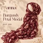 Burgundy Petal Modal