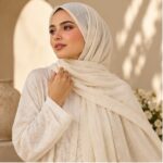 Ivory Linen Veil