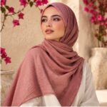 Rosewood Linen Hijab